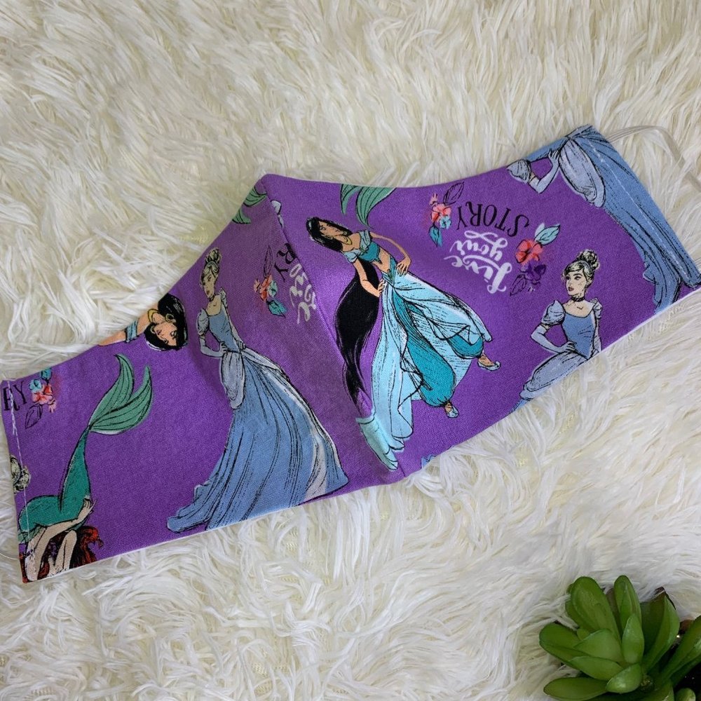Disney Face Mask/Covering, Princesses (women/teen)